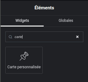 Image du widgets